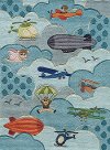 5 x 7 Medium Aviator Sky Blue Rug - Whimsy