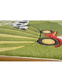 5 x 7 Medium Farmland Green Area Rug - Whimsy-2