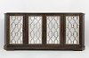 Casa Bella Chestnut Brown 78 Mirrored Console