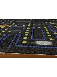 5 x 7 Medium Arcade Game Black Area Rug - Whimsy-2