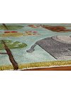 4 x 6 Small Safari Blue Rug - Whimsy-2
