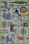 5 x 7 Medium Safari Blue Rug - Whimsy-1