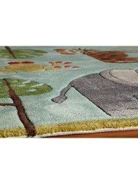 5 x 7 Medium Safari Blue Rug - Whimsy-2