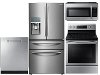 KIT Samsung Stainless Steel 4 Piece Electric Kitchen Appliance Package