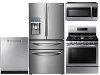 KIT Samsung Stainless Steel 4 Piece Kitchen Appliance Package