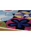 4 x 6 Small Multi-Colored Mille Fleur Area Rug - Hipster-2