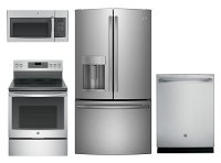 KIT GE Kitchen Appliance Package - Stainless Steel