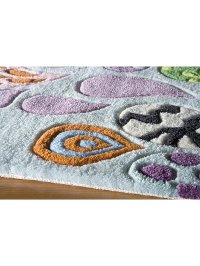 4 x 6 Small Multi-Colored Funky Paisley Area Rug - Hipster-2