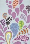 5 x 7 Medium Multi-Colored Funky Paisley Area Rug - Hipster
