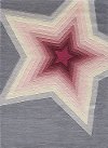 4 x 6 Small Pink & Gray Superstar Area Rug - Hipster