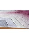 5' Round Pink and Gray Superstar Area Rug - Hipster-2