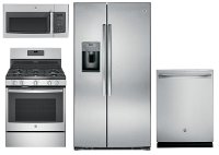 KIT GE Appliance Kitchen Appliance Package - Stainless Steel