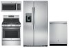 KIT GE Kitchen Appliance Package with Gas Range with 5 burners - Stainless Steel