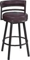 Clearance Madrid Brown Swivel Counter Height Stool