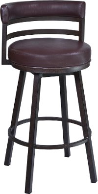 Contemporary Swivel Counter Height Stool - Madrid