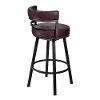 Contemporary Swivel Counter Height Stool - Madrid-2
