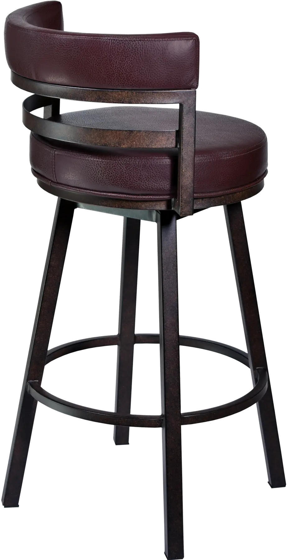 Madrid Brown Swivel Counter Height Stool-2