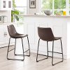 Clearance Brown Counter Height Stool - Aviator