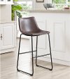 Clearance Aviator Brown Counter Height Stool - Aviator