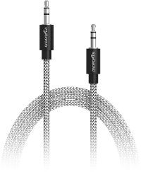 SP-AXF DigiPower 3 Foot Braided Auxiliary Stereo Cable