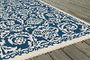 GCT1014 5x8 5 x 7 Medium Navy Blue Oriental Indoor-Outdoor Rug - Garden City-3
