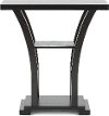 Dark Chocolate Small Pedestal Table - Wenge