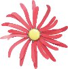 Small Metal Flower Wall Decor