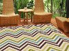 GCT1022 5x8 5 x 7 Medium Chevron Multi-Colored Indoor-Outdoor Rug - Garden City -2