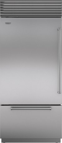 BI-36U/S/PH-LH Sub-Zero 36 Inch Classic Bottom Freezer Refrigerator - 21.7 cu. ft., Left Hinge