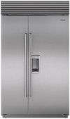 BI-48SD/S/PH Sub-Zero 48 Inch Classic Side by Side Smart Refrigerator with Dispenser- Stainless Steel