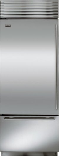 BI-30U/S/TH-LH Sub-Zero 30 Inch Classic Bottom Freezer Refrigerator - Left Hinge