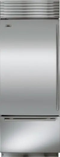BI-30U/S/TH-LH Sub-Zero 30 Inch Classic Bottom Freezer Refrigerator - Left Hinge
