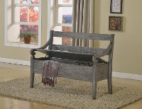 Kennedy Gray Storage Bench-2