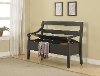 Kennedy Black Storage Bench-2