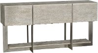 Contemporary Whitewash Sofa Table - Desmond