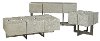 Contemporary Whitewash End Table - Desmond-2