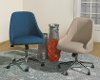 Blue Upholstery Office Chair