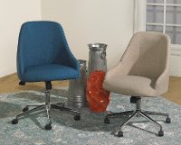 Blue Upholstery Office Chair
