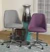 Gray Adjustable Stool
