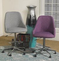 Gray Adjustable Stool