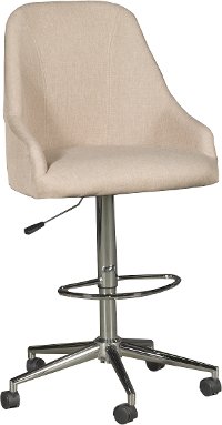 Carnegie Beige Adjustable Stool - Colors