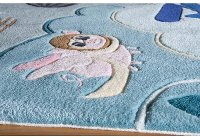 5' Round Aviator Sky Blue Rug - Whimsy-2