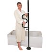 1100-B Black Security Pole & Grab Bar-5