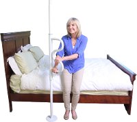 1100-W White Security Pole & Grab Bar