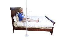 1100-W White Security Pole & Grab Bar-4