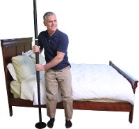 1150-B Black Security Pole