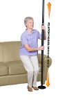 1150-B Black Security Pole -3