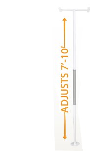 1150-B Black Security Pole -5