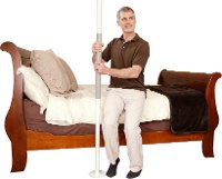 1150-W White Security Pole