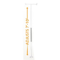 1150-W White Security Pole -2